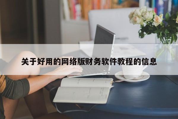 关于好用的网络版财务软件教程的信息