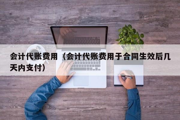 会计代账费用（会计代账费用于合同生效后几天内支付）