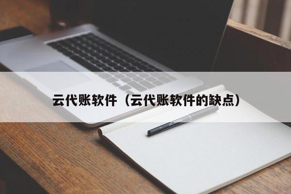 云代账软件（云代账软件的缺点）