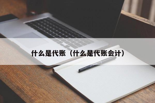 什么是代账（什么是代账会计）