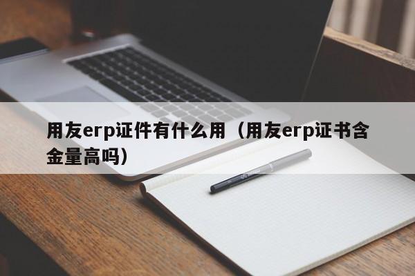 用友erp证件有什么用（用友erp证书含金量高吗）