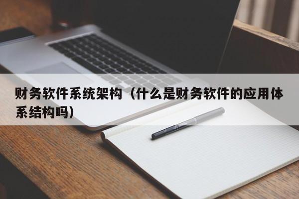 财务软件系统架构（什么是财务软件的应用体系结构吗）