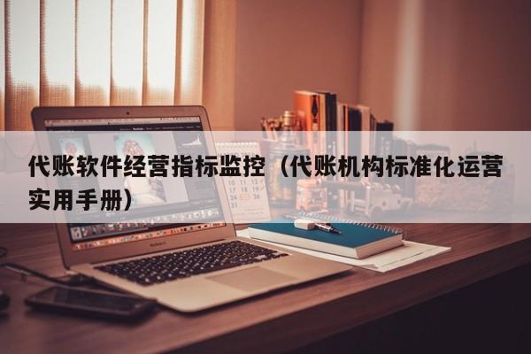 代账软件经营指标监控（代账机构标准化运营实用手册）