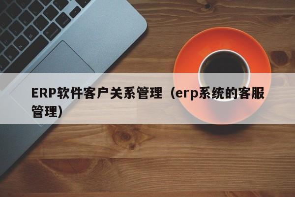 ERP软件客户关系管理（erp系统的客服管理）