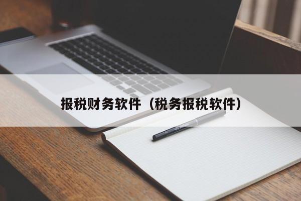 报税财务软件（税务报税软件）