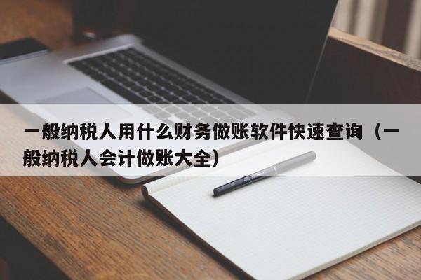 一般纳税人用什么财务做账软件快速查询（一般纳税人会计做账大全）