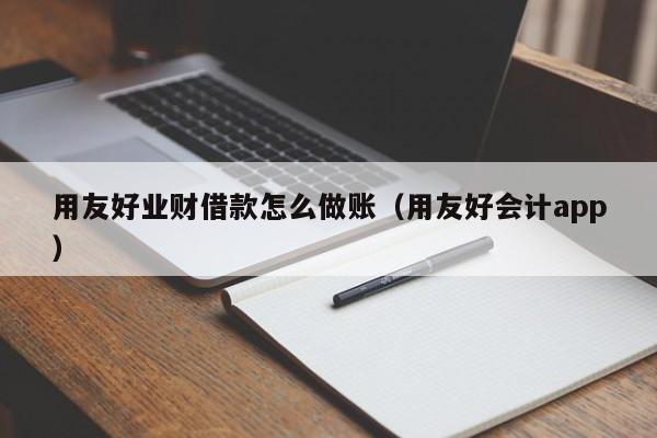 用友好业财借款怎么做账（用友好会计app）