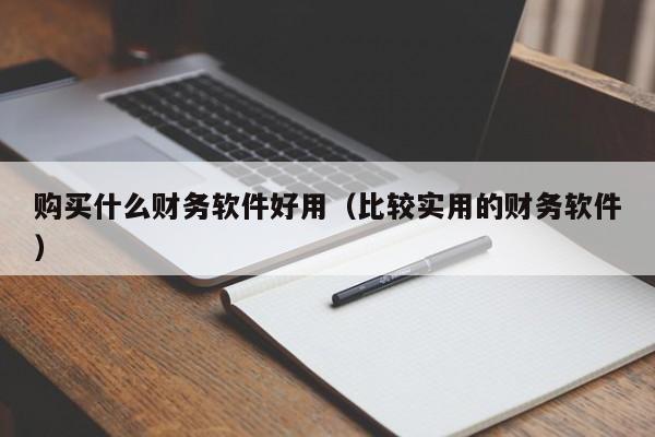 购买什么财务软件好用（比较实用的财务软件）